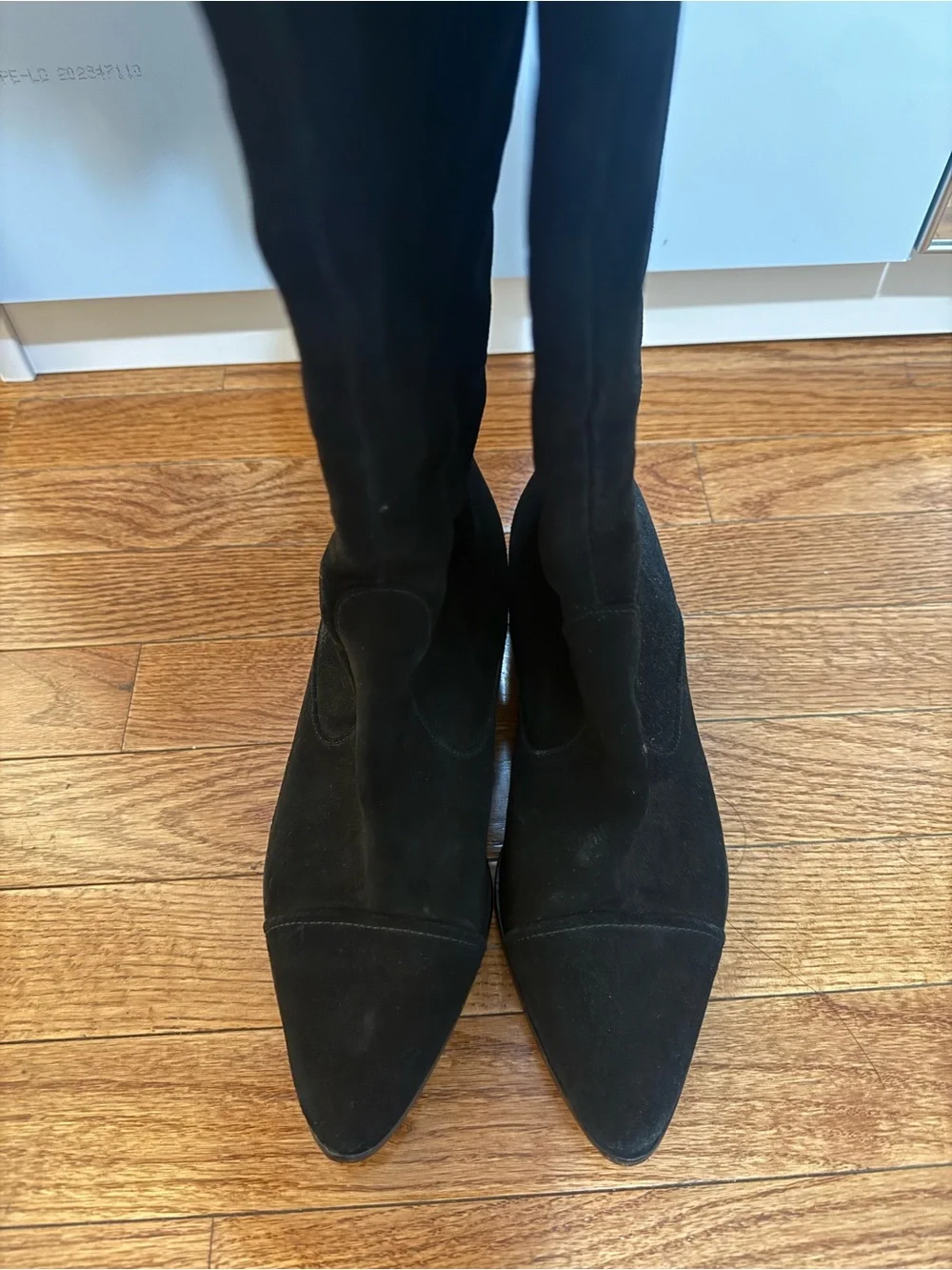 Donald J. Pliner Black Over-the-Knee Suede Boots